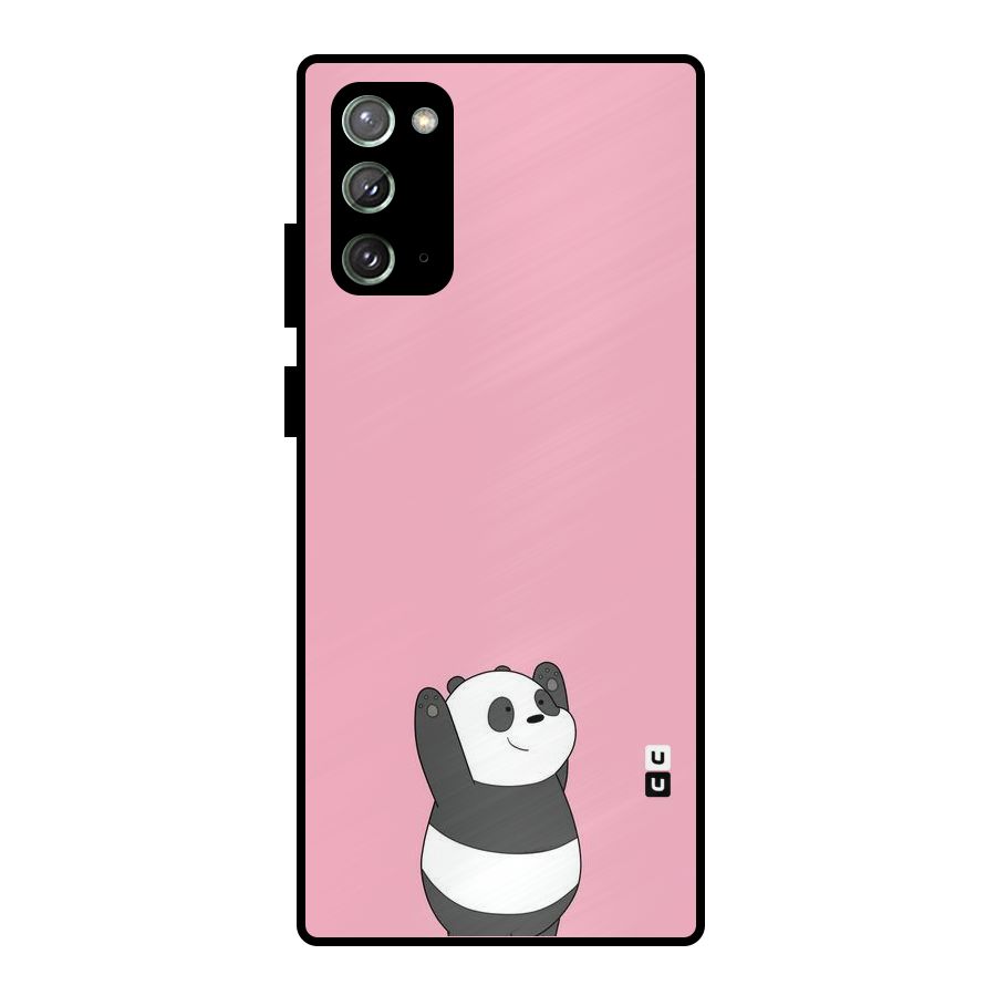Panda Handsup Metal Back Case for Galaxy Note 20