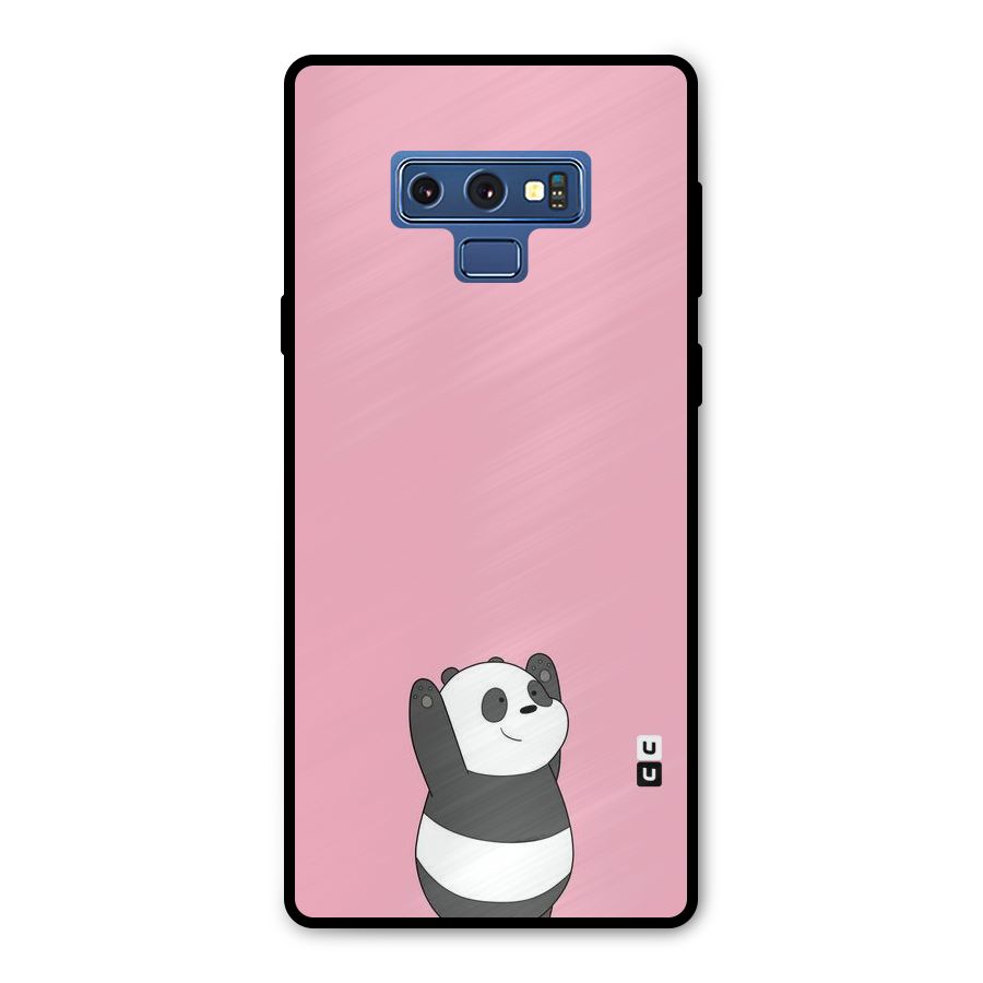 Panda Handsup Metal Back Case for Galaxy Note 9