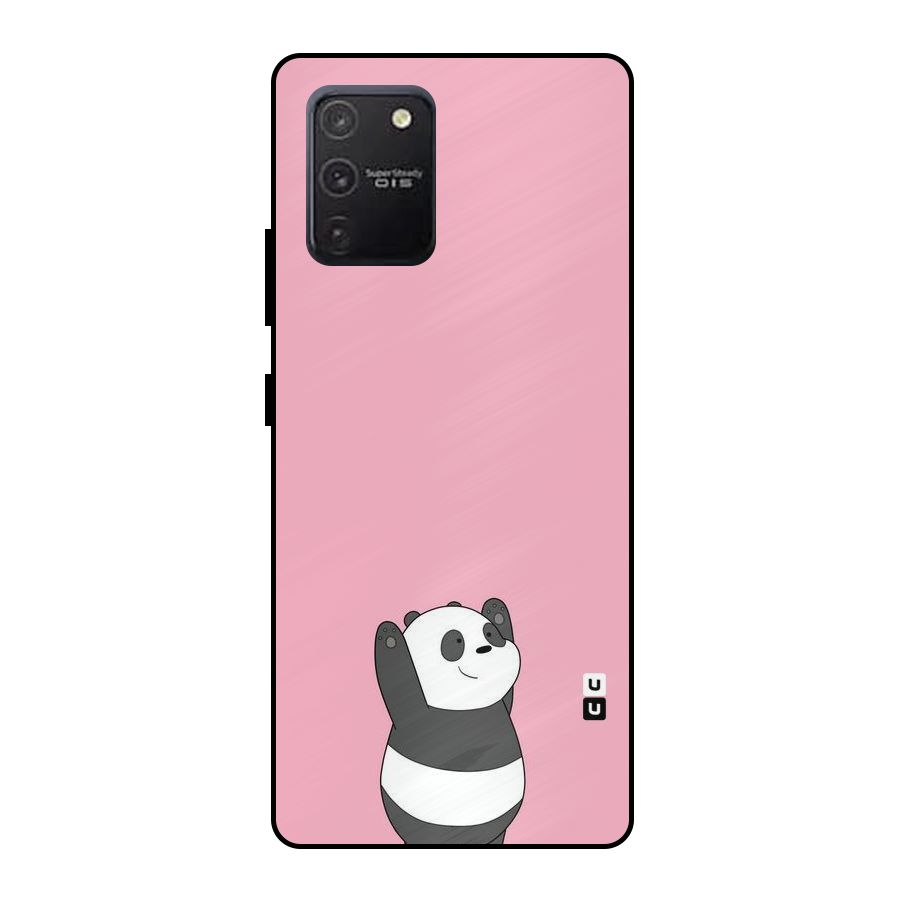 Panda Handsup Metal Back Case for Galaxy S10 Lite