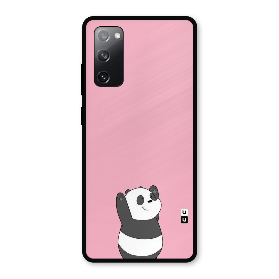 Panda Handsup Metal Back Case for Galaxy S20 FE 5G