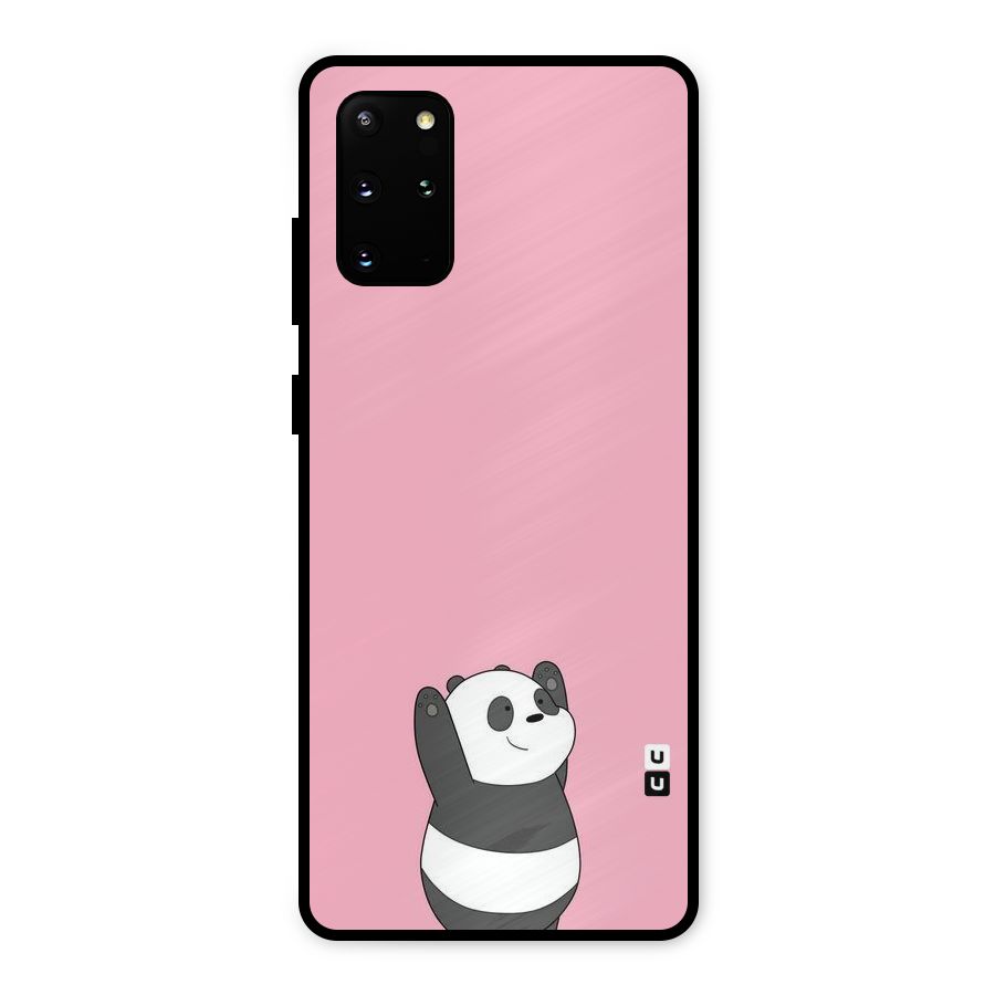 Panda Handsup Metal Back Case for Galaxy S20 Plus