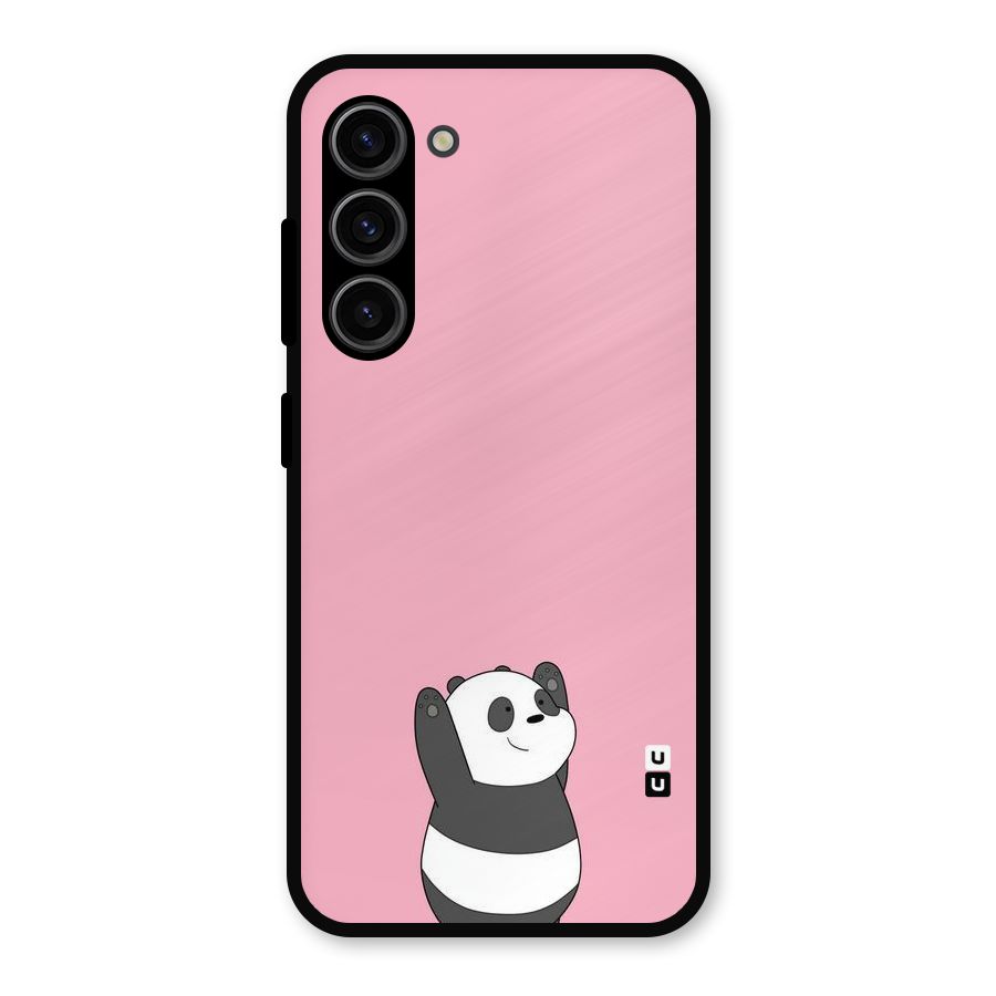 Panda Handsup Metal Back Case for Galaxy S23