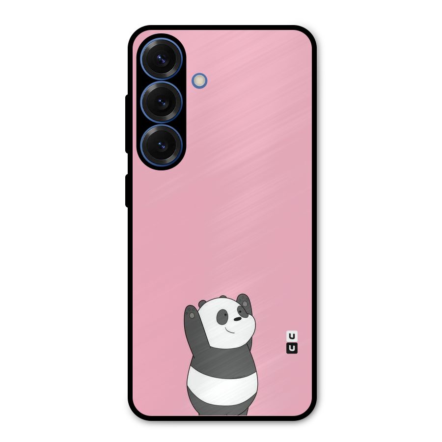 Panda Handsup Metal Back Case for Galaxy S25