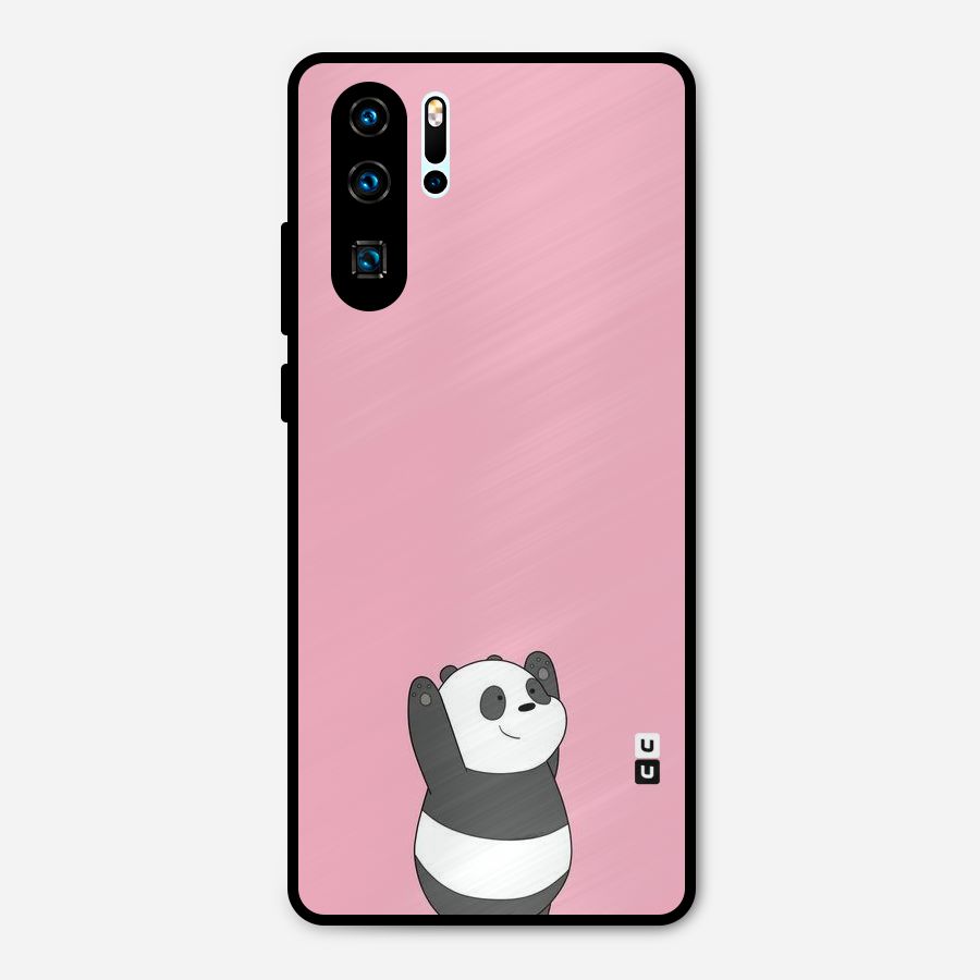 Panda Handsup Metal Back Case for Huawei P30 Pro