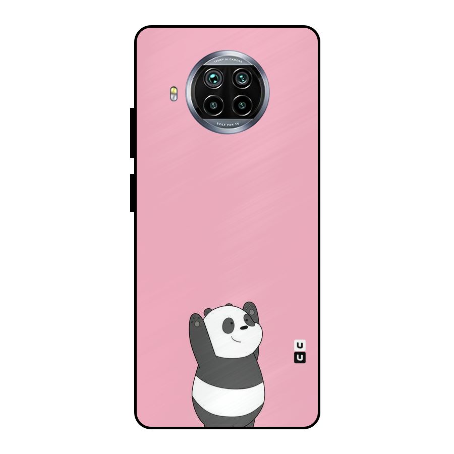 Panda Handsup Metal Back Case for Mi 10i