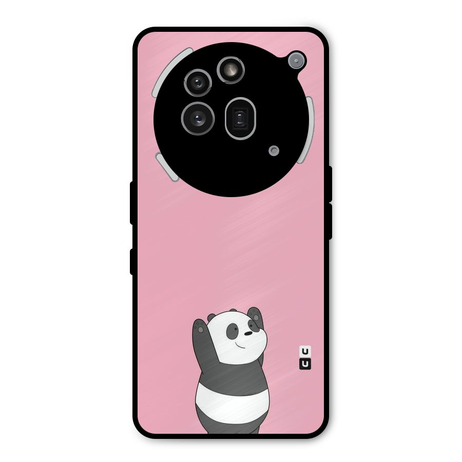 Panda Handsup Metal Back Case for Nothing Phone 3a Pro