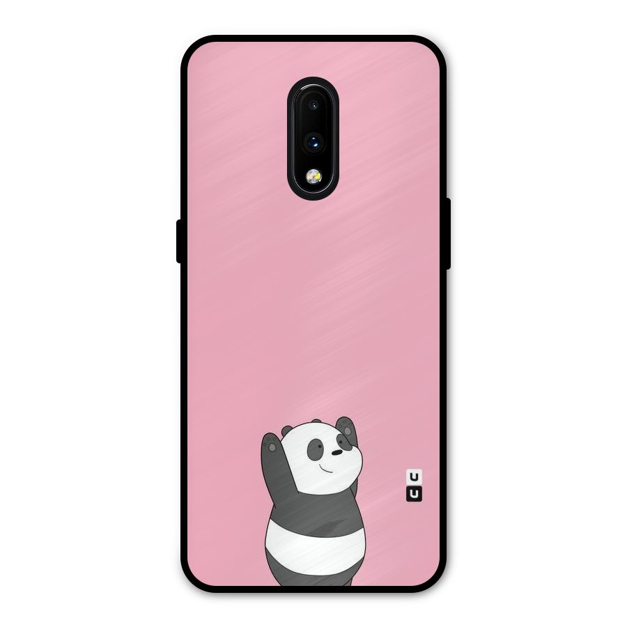 Panda Handsup Metal Back Case for OnePlus 7