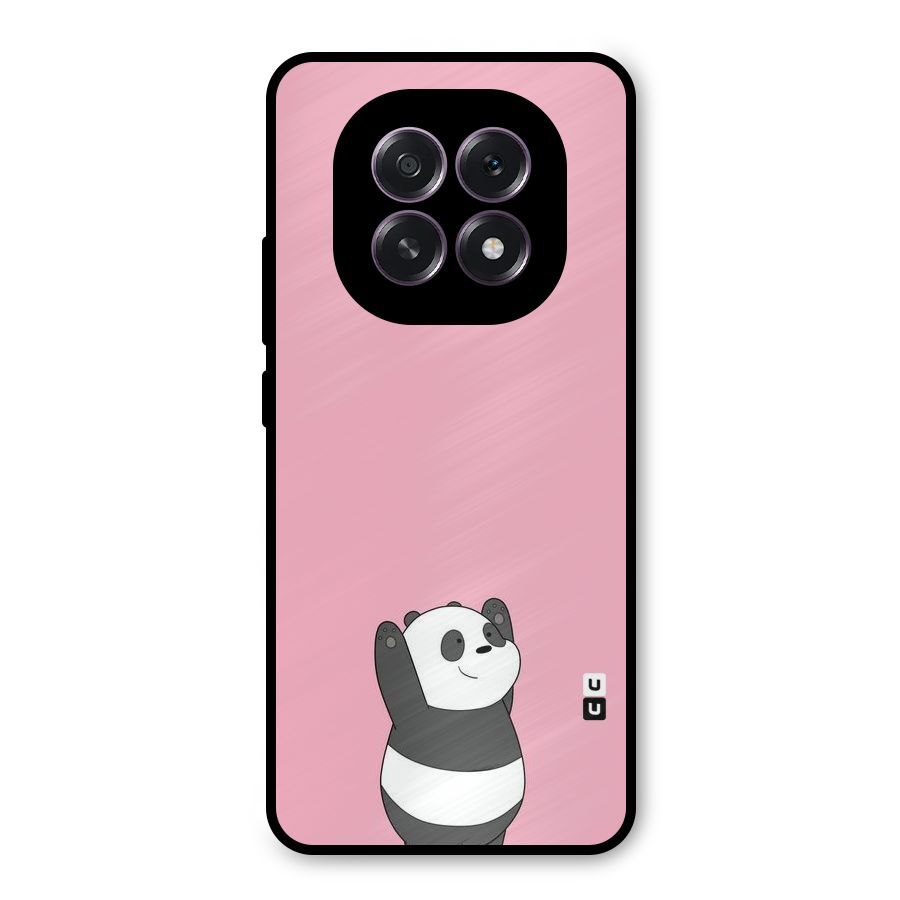 Panda Handsup Metal Back Case for Oppo F29