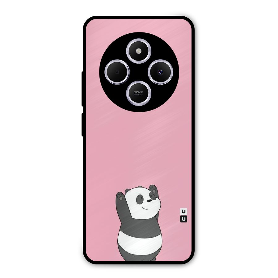 Panda Handsup Metal Back Case for Poco C75 5G