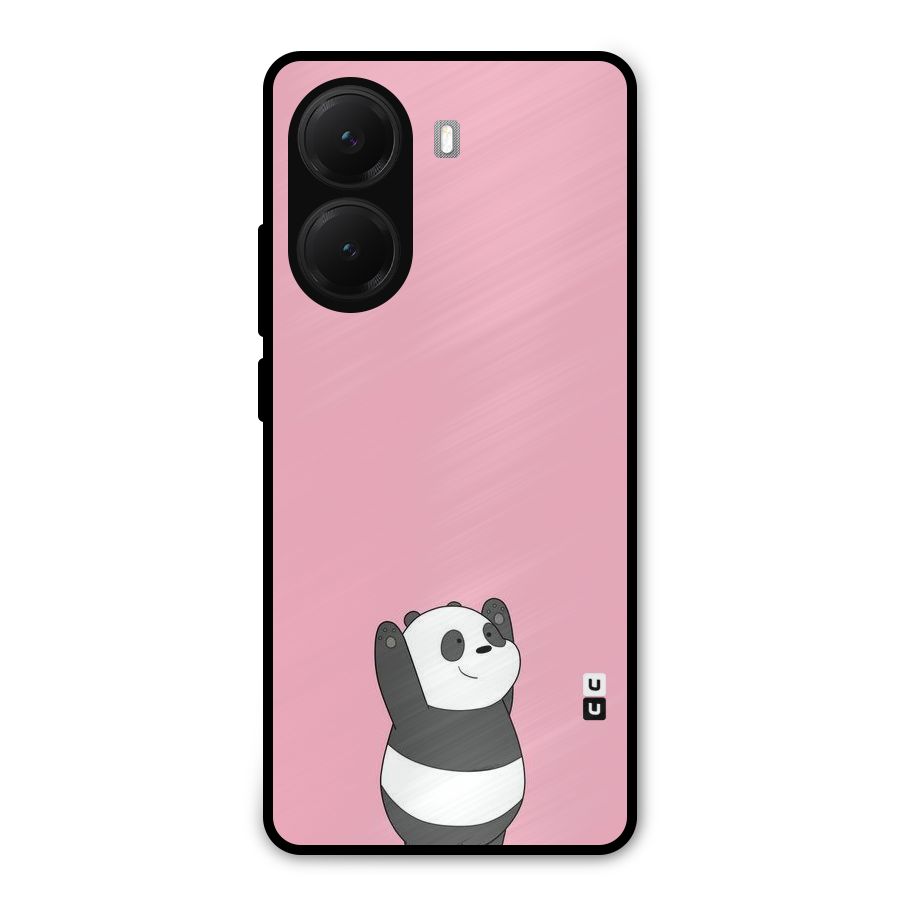 Panda Handsup Metal Back Case for Poco X7 Pro