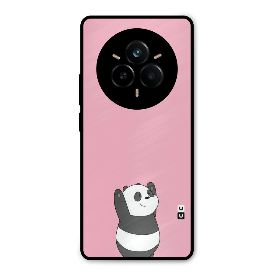 Panda Handsup Metal Back Case for Realme 14 Pro