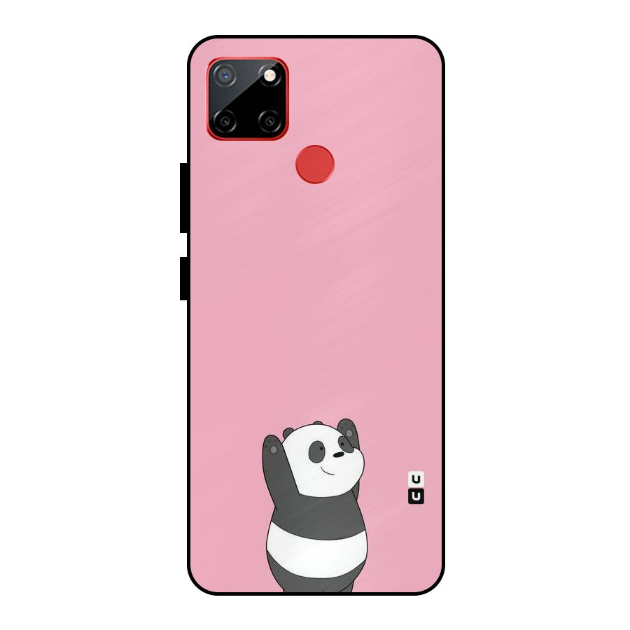 Panda Handsup Metal Back Case for Realme C12