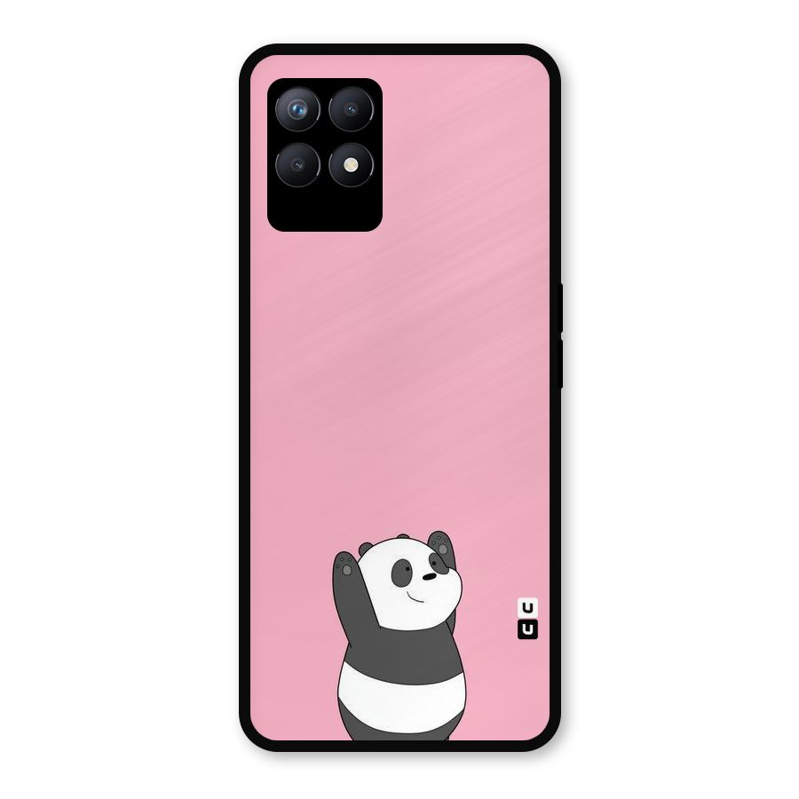 Panda Handsup Metal Back Case for Realme Narzo 50