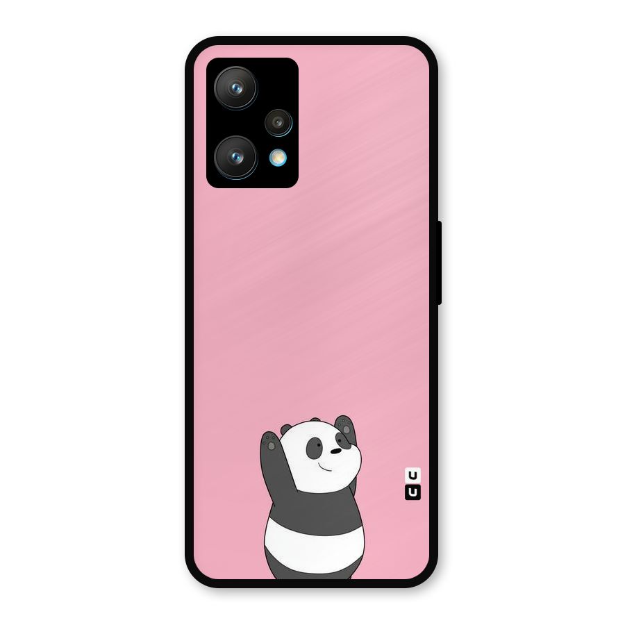 Panda Handsup Metal Back Case for Realme Narzo 50 Pro
