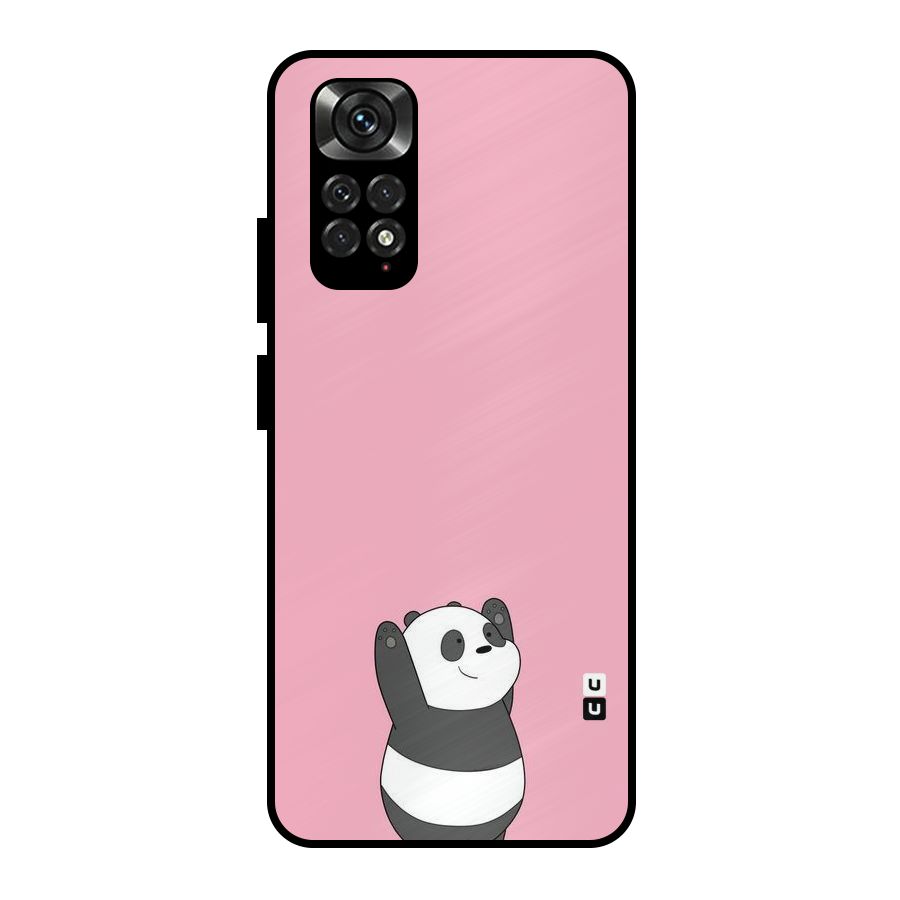 Panda Handsup Metal Back Case for Redmi Note 11 Pro Plus 5G
