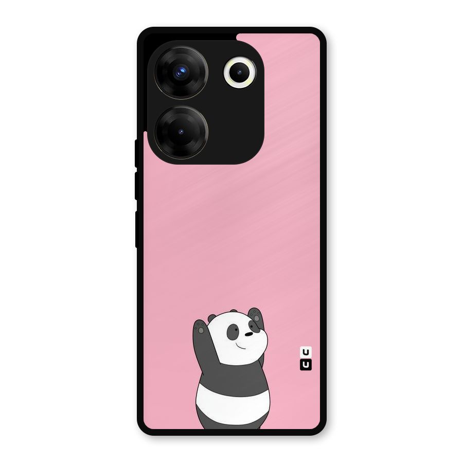 Panda Handsup Metal Back Case for Tecno Camon 20 Pro