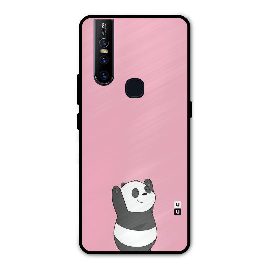Panda Handsup Metal Back Case for Vivo V15