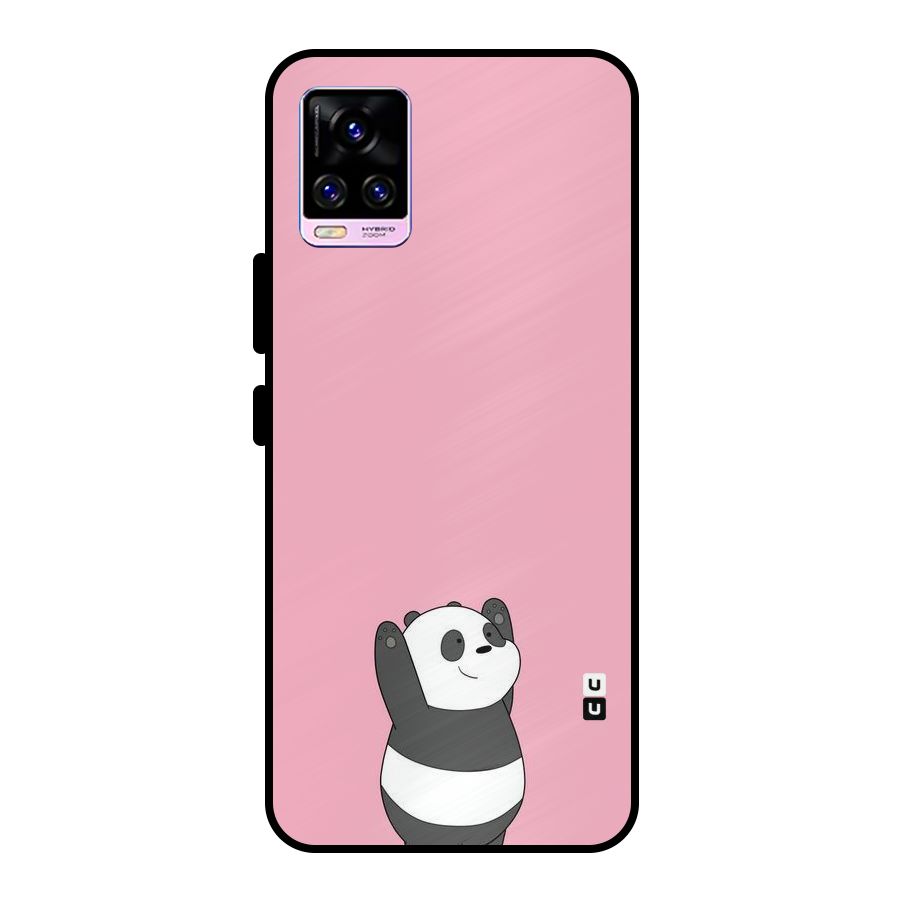Panda Handsup Metal Back Case for Vivo V20 Pro
