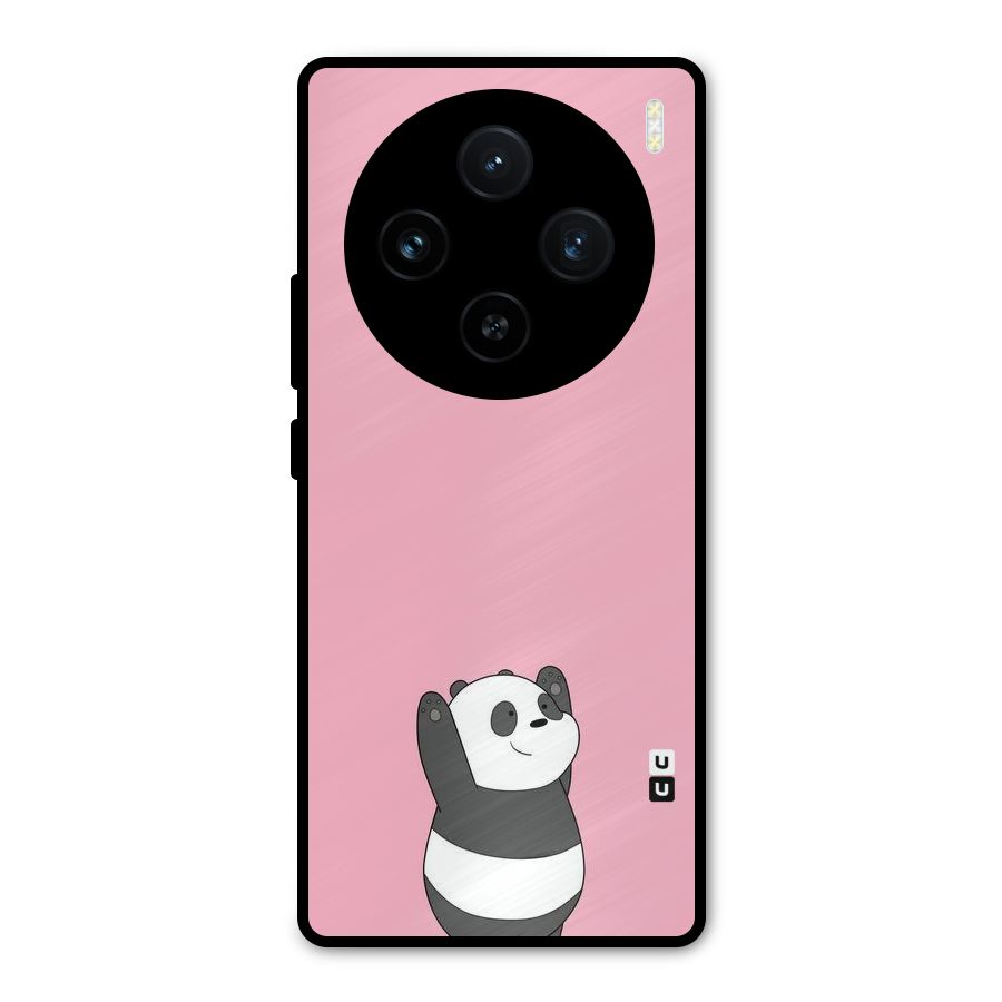 Panda Handsup Metal Back Case for Vivo X100