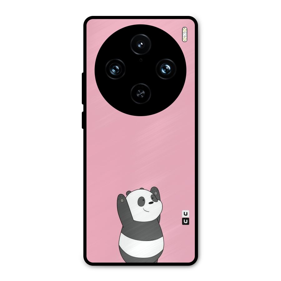 Panda Handsup Metal Back Case for Vivo X100 Pro