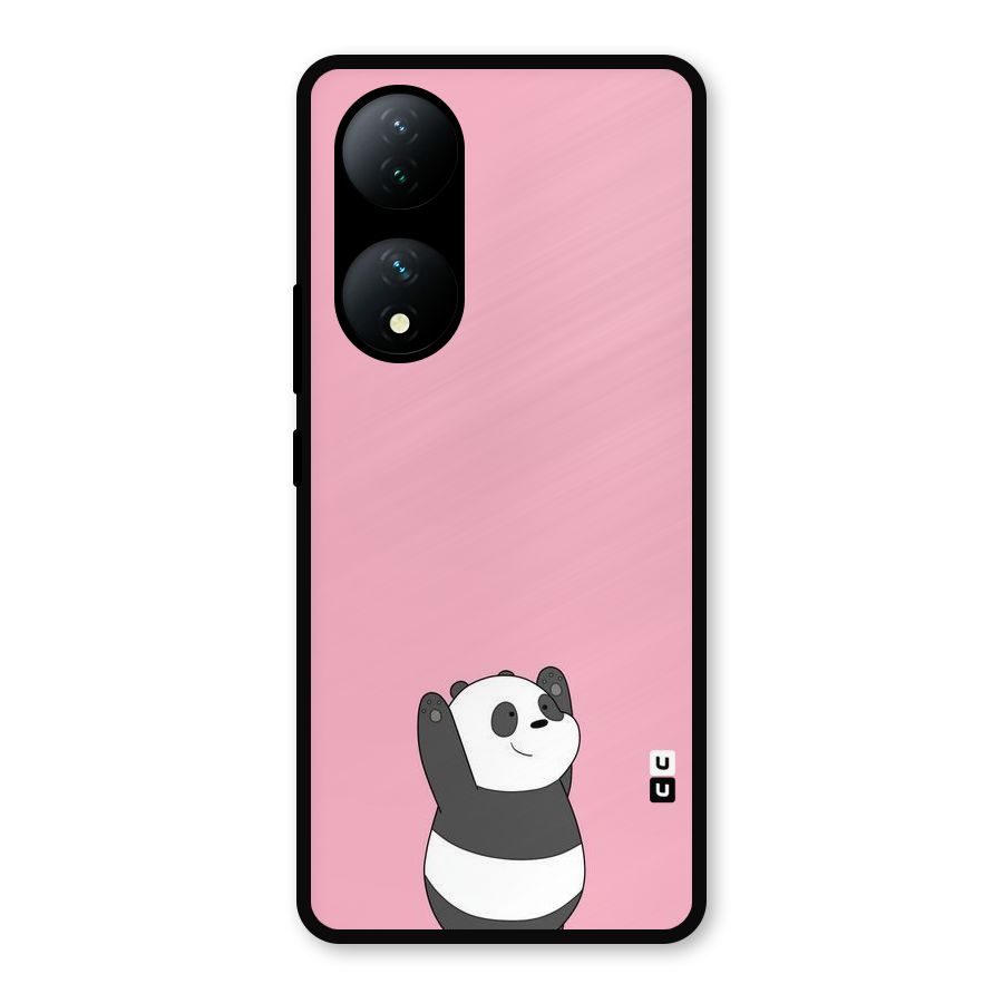 Panda Handsup Metal Back Case for Vivo Y100