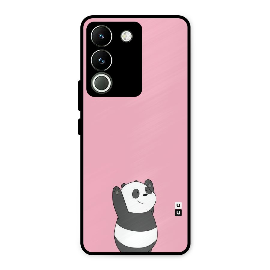 Panda Handsup Metal Back Case for Vivo Y200