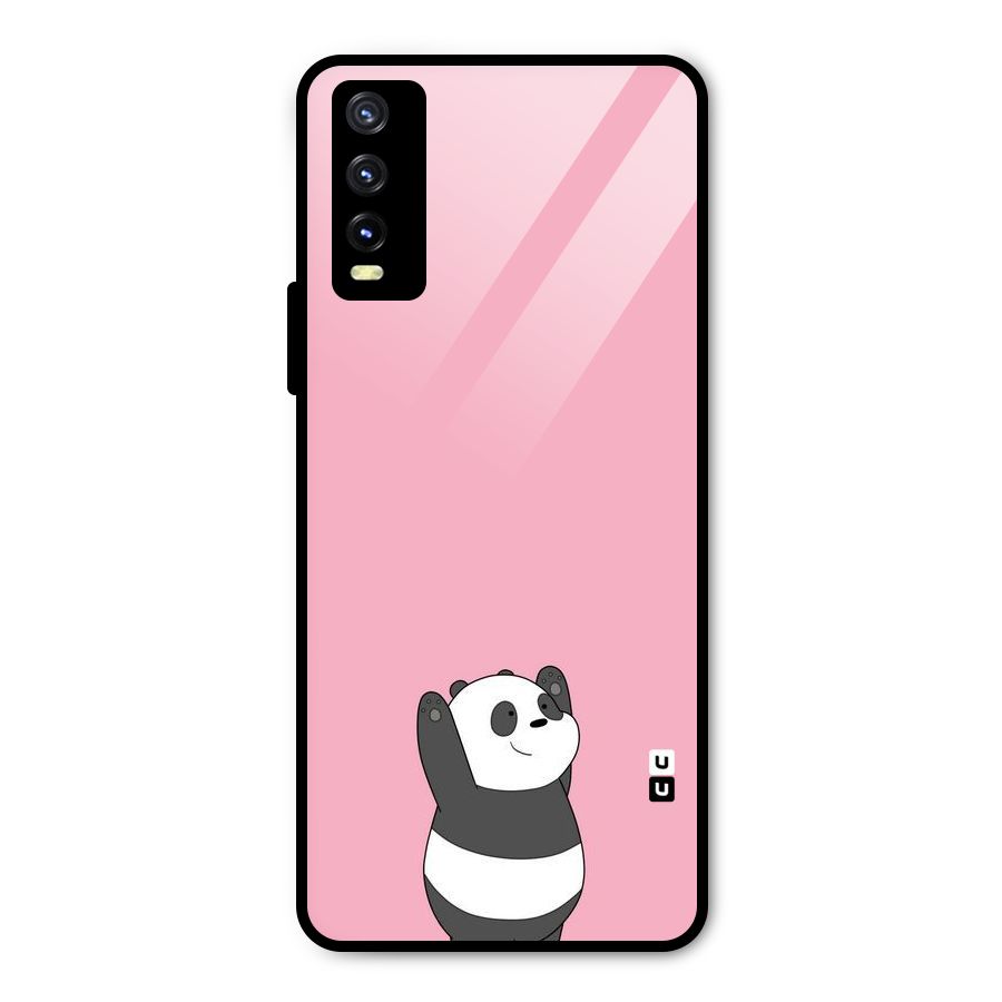 Panda Handsup Metal Back Case for Vivo Y20g