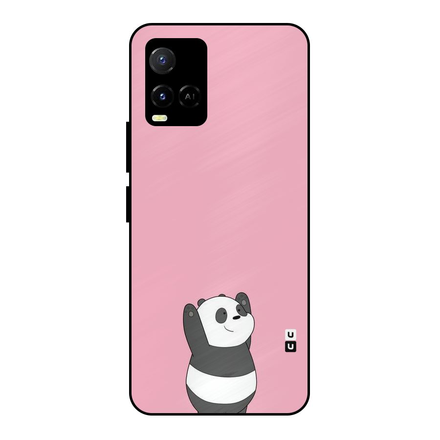 Panda Handsup Metal Back Case for Vivo Y21T