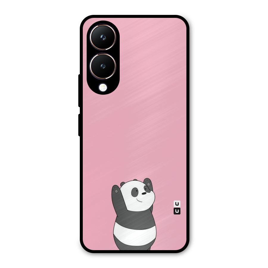 Panda Handsup Metal Back Case for Vivo Y28