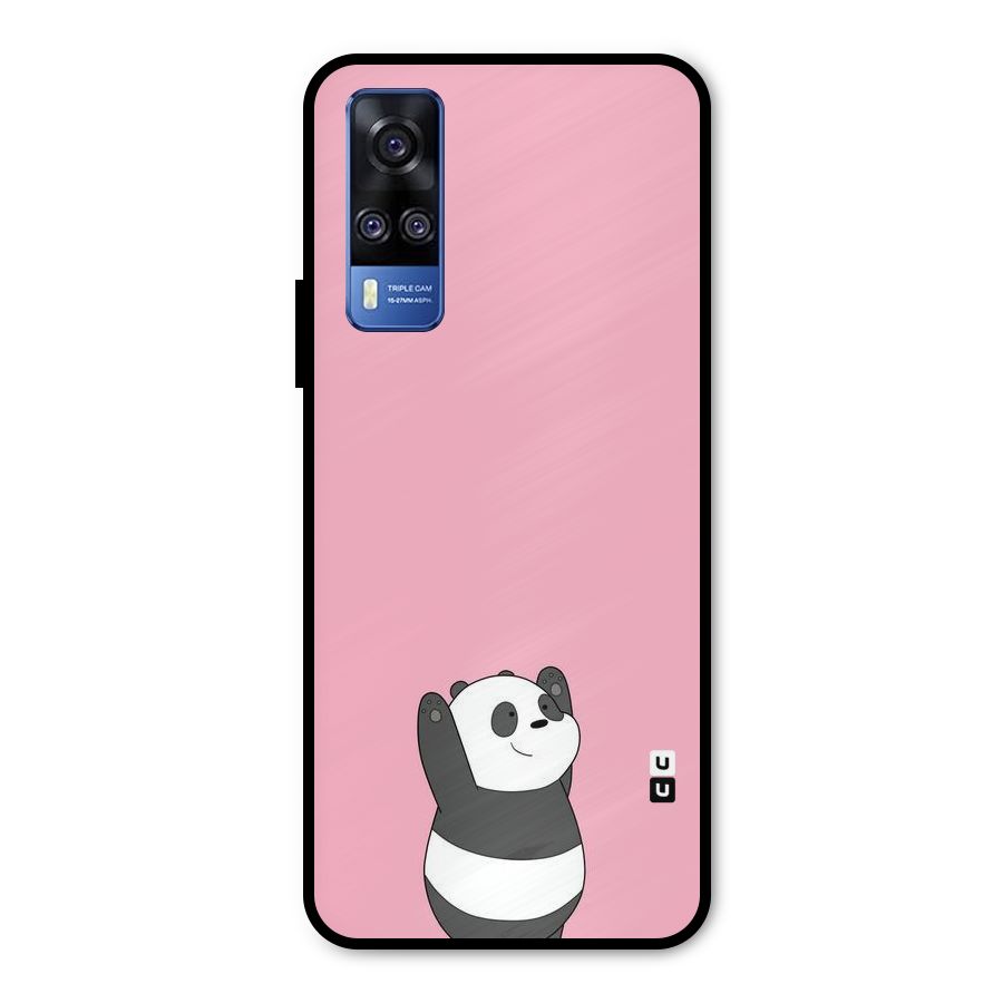 Panda Handsup Metal Back Case for Vivo Y51A