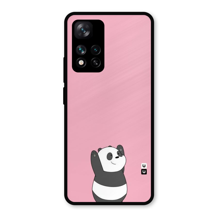 Panda Handsup Metal Back Case for Xiaomi 11i 5G
