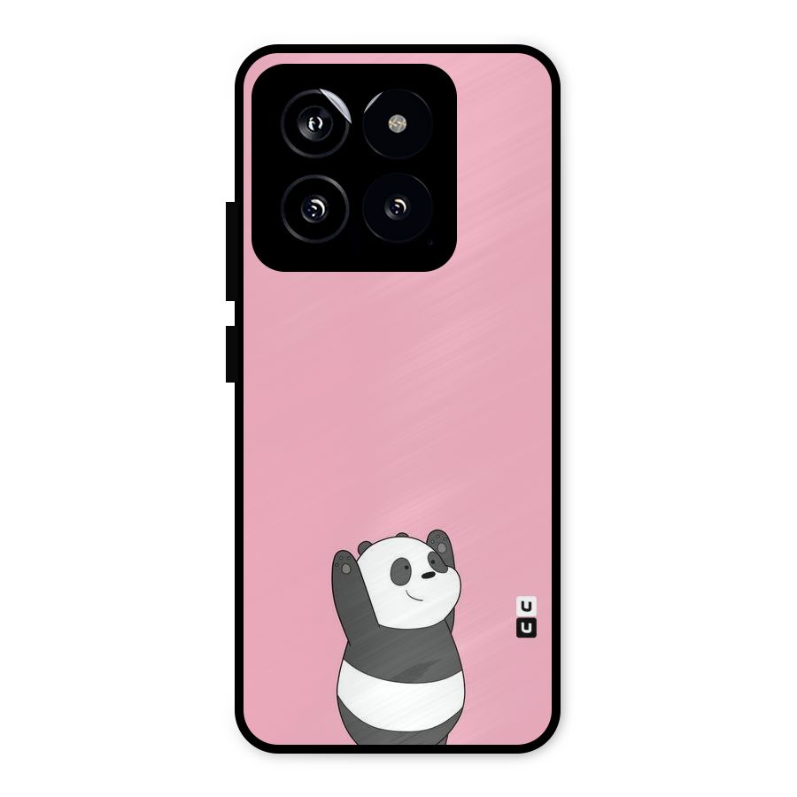 Panda Handsup Metal Back Case for Xiaomi 14