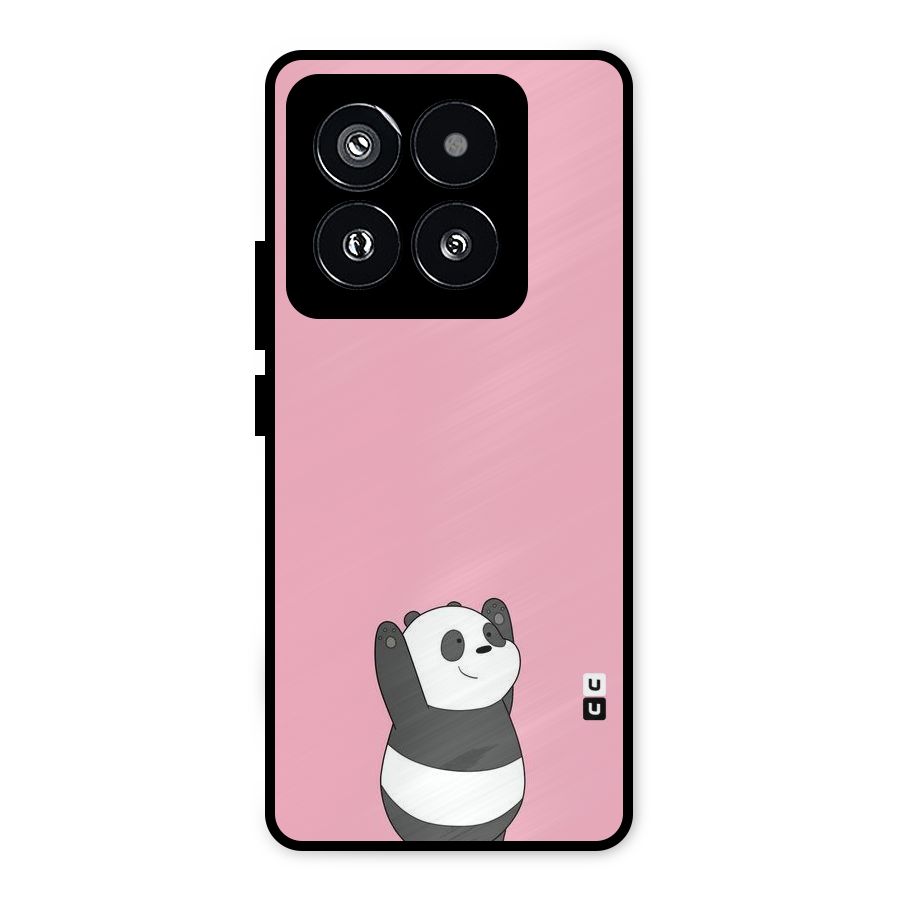 Panda Handsup Metal Back Case for Xiaomi 14 Pro