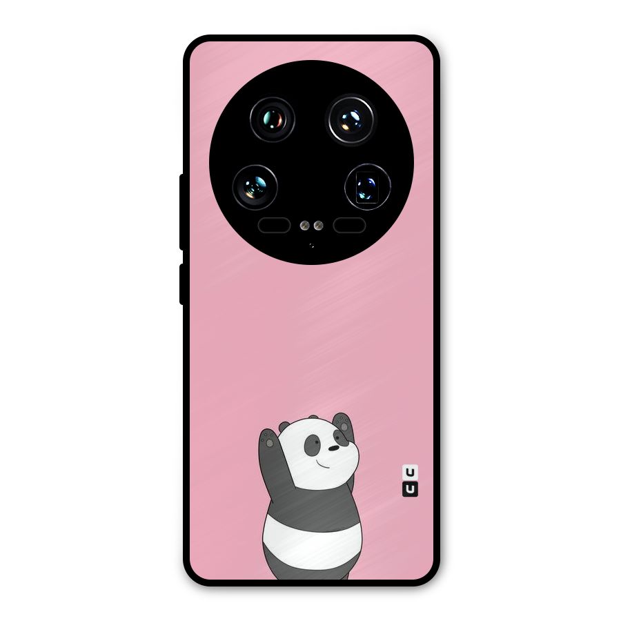 Panda Handsup Metal Back Case for Xiaomi 14 Ultra
