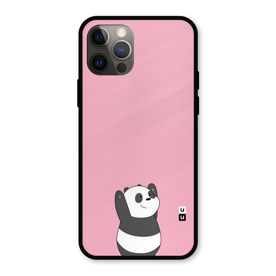 Panda Handsup Metal Back Case for iPhone 12 Pro
