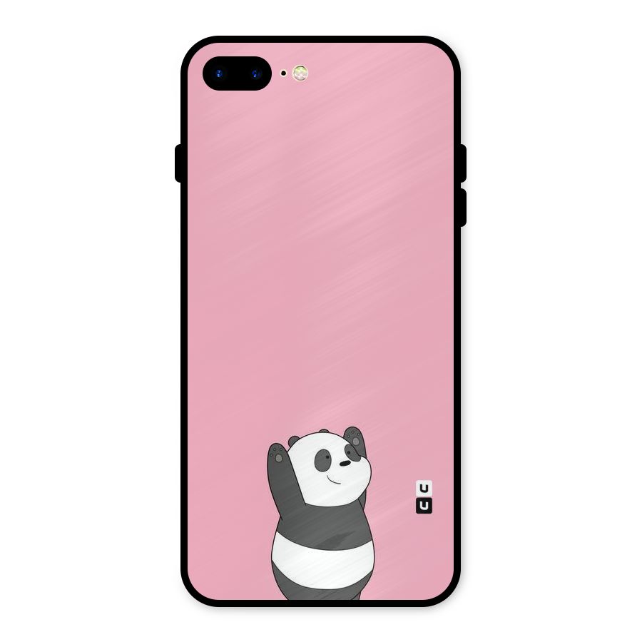 Panda Handsup Metal Back Case for iPhone 7 Plus