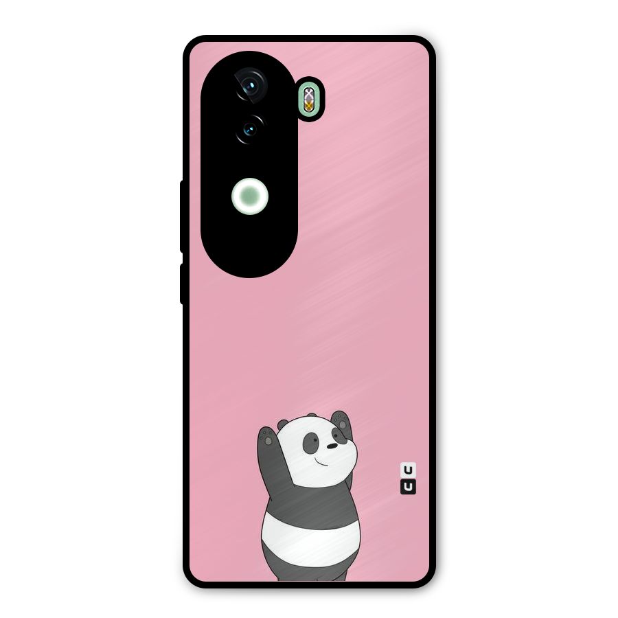 Panda Handsup Metal Back Case for iQOO Z9s