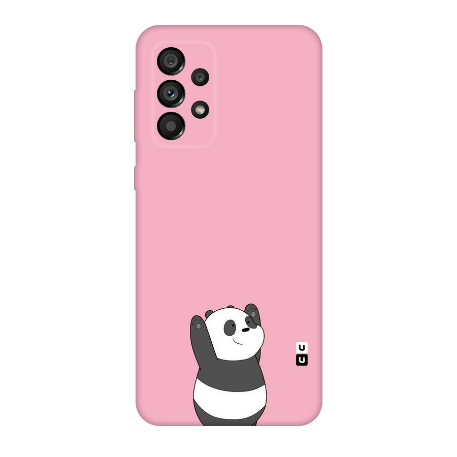 Panda Handsup Original Polycarbonate Back Case for Galaxy A73 5G