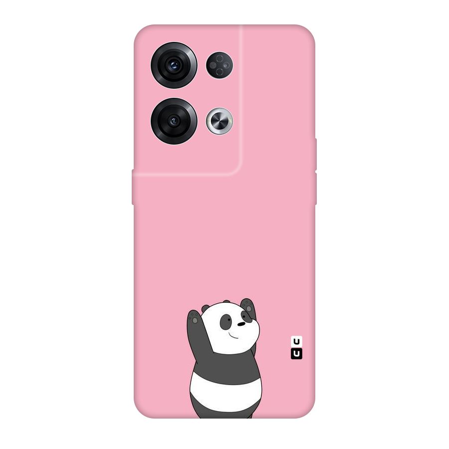 Panda Handsup Original Polycarbonate Back Case for Oppo Reno8 Pro 5G