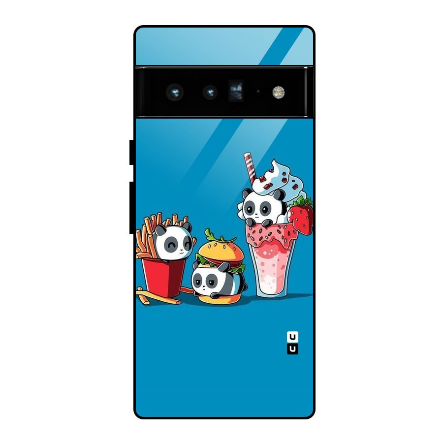 Panda Lazy Glass Back Case for Google Pixel 6 Pro
