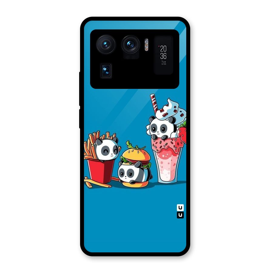 Panda Lazy Glass Back Case for Mi 11 Ultra