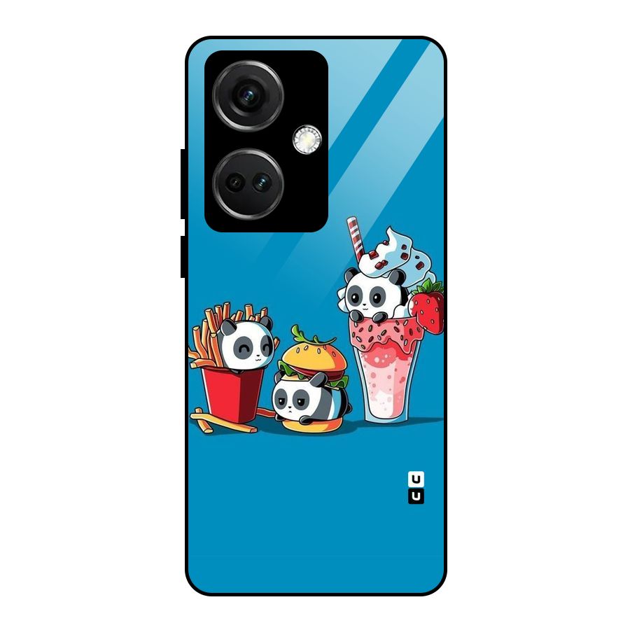 Panda Lazy Glass Back Case for OnePlus Nord CE 3 5G