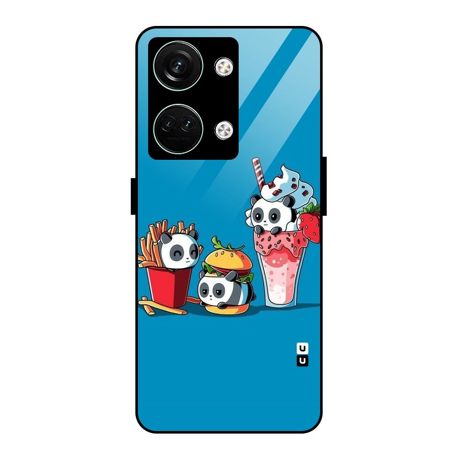 Panda Lazy Glass Back Case for Oneplus Nord 3