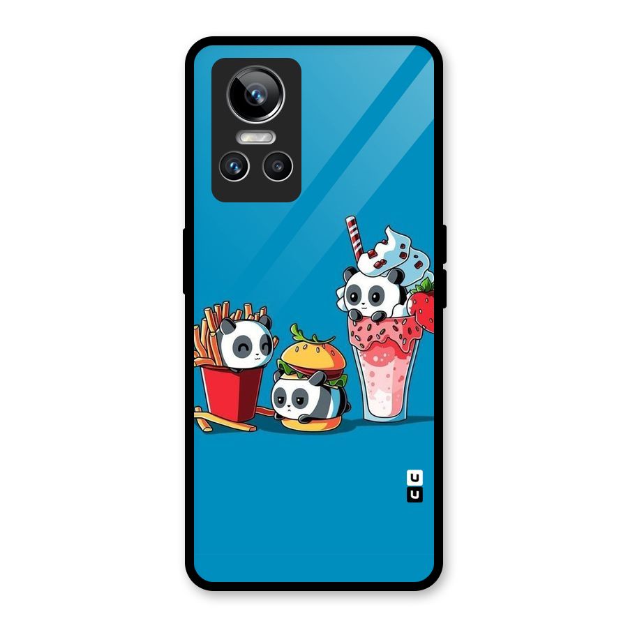 Panda Lazy Glass Back Case for Realme GT Neo 3