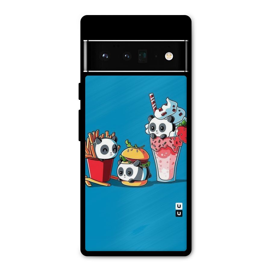 Panda Lazy Metal Back Case for Google Pixel 6 Pro