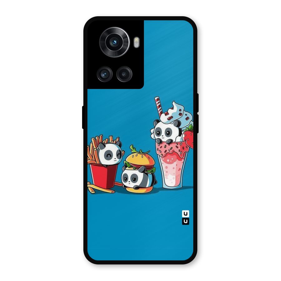 Panda Lazy Metal Back Case for OnePlus 10R