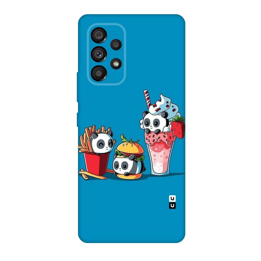 Panda Lazy Original Polycarbonate Back Case for Galaxy A53 5G