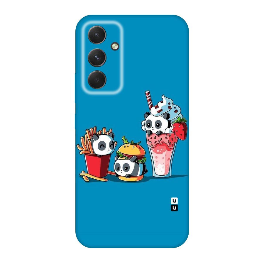 Panda Lazy Original Polycarbonate Back Case for Galaxy A54