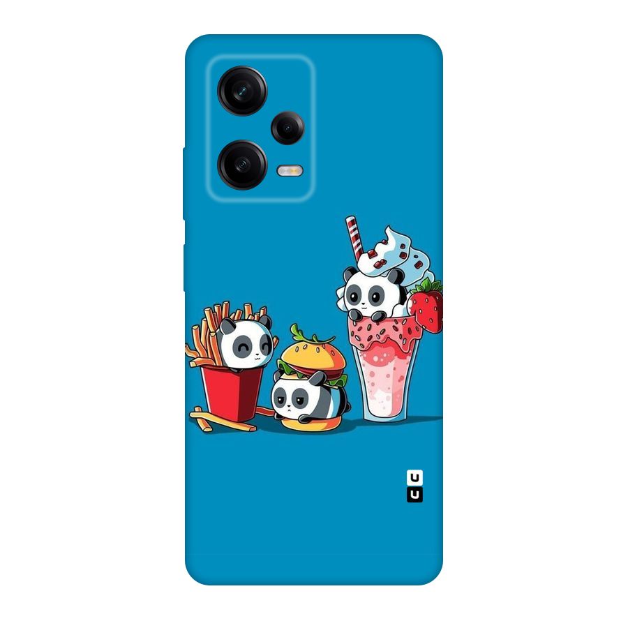 Panda Lazy Original Polycarbonate Back Case for Redmi Note 12 Pro