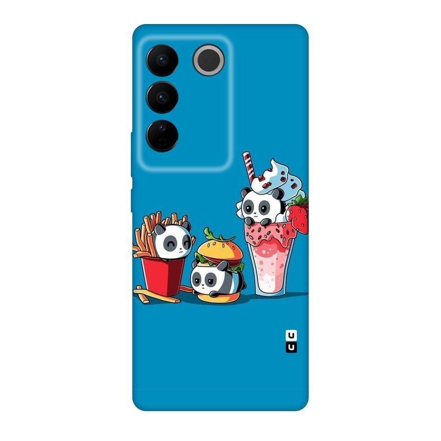 Panda Lazy Original Polycarbonate Back Case for Vivo V27